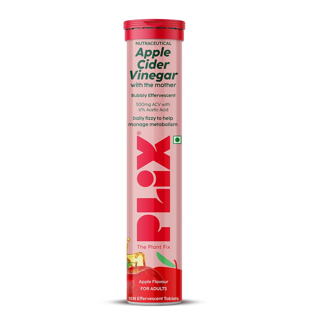 The Plant Fix Plix Apple Cider Vinegar Effervescent Tablet W…