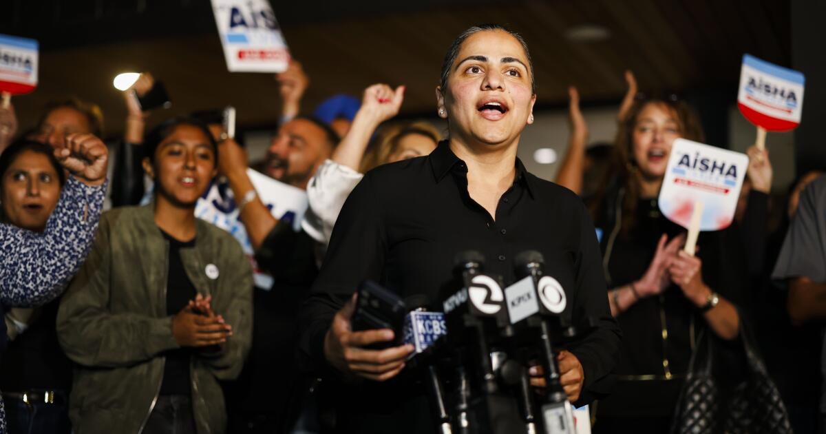 Aisha Wahab wins election to complete former Rep. Eric Swalwell’s term