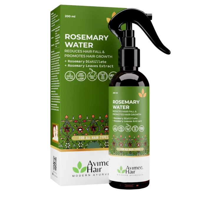 Avimee Herbal Rosemary Water For Hair Growth (200 ml) | Mist Spray for Hairfall | Rosemary Hair Mist | Adds Shine & Helps Reduce Hairfall, Strengthens Hair | For All Hair Types | For Men & Women Avimee Herbal Rosemary Water For Hair Growth (200 ml) | Mist Spray for Hairfall | Rosemary Hair Mist | Adds Shine & Helps Reduce Hairfall, Strengthens Hair | For All Hair Types | For Men & Women