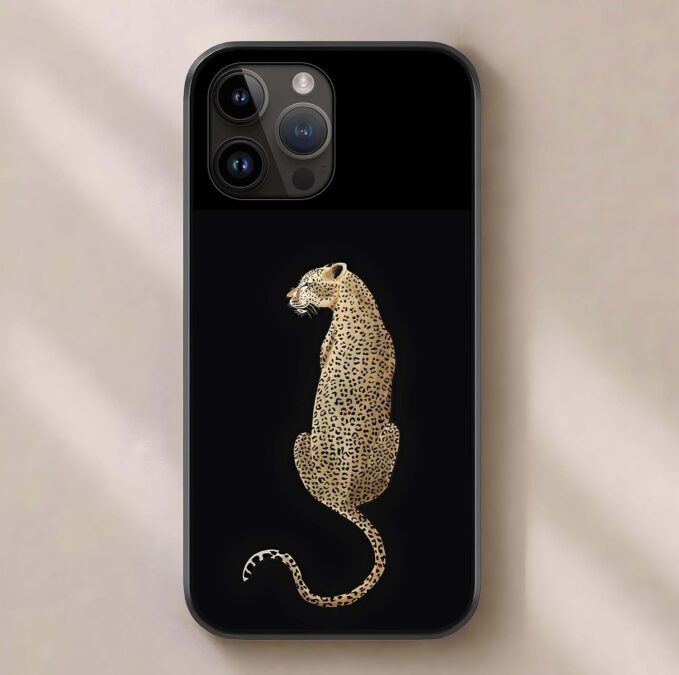 Back Cover for iPhone 14 Pro Max, Designer Tempered Glass Phone Case Single Leopard Print Shockproof TPU Bumper Glossy Scratch Resistant Protective Cover for Women & Men,On Amazon India Back Cover for iPhone 14 Pro Max, Designer Tempered Glass Phone Case Single Leopard Print Shockproof TPU Bumper Glossy Scratch Resistant Protective Cover for Women & Men,On Amazon India