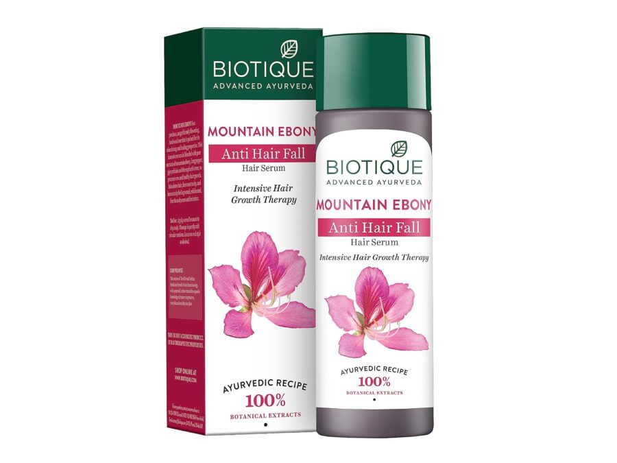 Biotique Bio Mountain Ebony Vitalizing Serum | Prevents Hair Fall & Soothes Scalp| Promotes Hair Growth | 100% Botanical Extracts | Suitable for All Skin Types | 120ml Biotique Bio Mountain Ebony Vitalizing Serum | Prevents Hair Fall & Soothes Scalp| Promotes Hair Growth | 100% Botanical Extracts | Suitable for All Skin Types | 120ml
