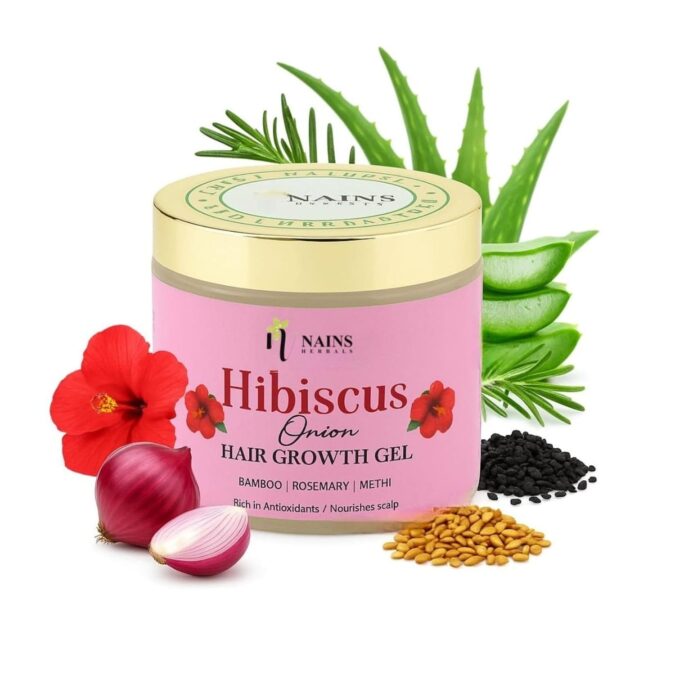 Hibiscus Onion Hair Growth Gel | DHT Blocker Saw Palmetto + …