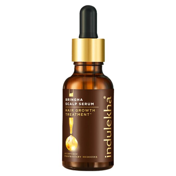 Indulekha Bringha Hair Growth Treatment Scalp Serum with Bringha, Rosemary and Amla for Hair Growth, 30 ml Indulekha Bringha Hair Growth Treatment Scalp Serum with Bringha, Rosemary and Amla for Hair Growth, 30 ml
