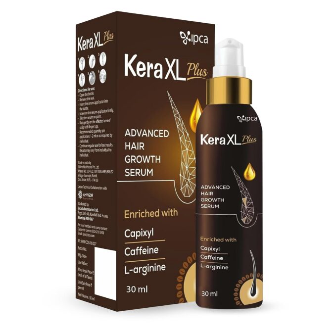 Ipca KERA XL Plus Advanced Hair Growth Serum – 30ml Hair Car…