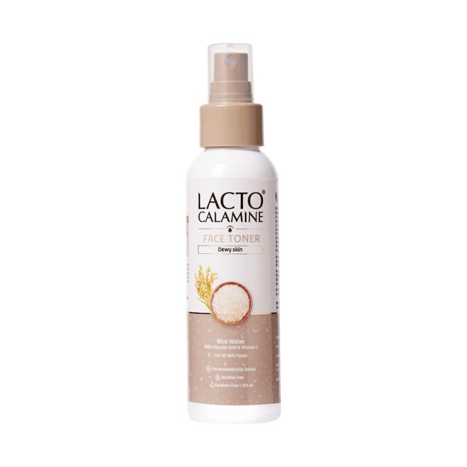 Lacto Calamine Rice Toner | 120ml | Rice Water Toner Korean Skincare for Glass Skin with Vitamin C, Glycolic Acid, Niacinamide | Face Toner for All Skin Types | Dermatologically Tested | Alcohol free Lacto Calamine Rice Toner | 120ml | Rice Water Toner Korean Skincare for Glass Skin with Vitamin C, Glycolic Acid, Niacinamide | Face Toner for All Skin Types | Dermatologically Tested | Alcohol free