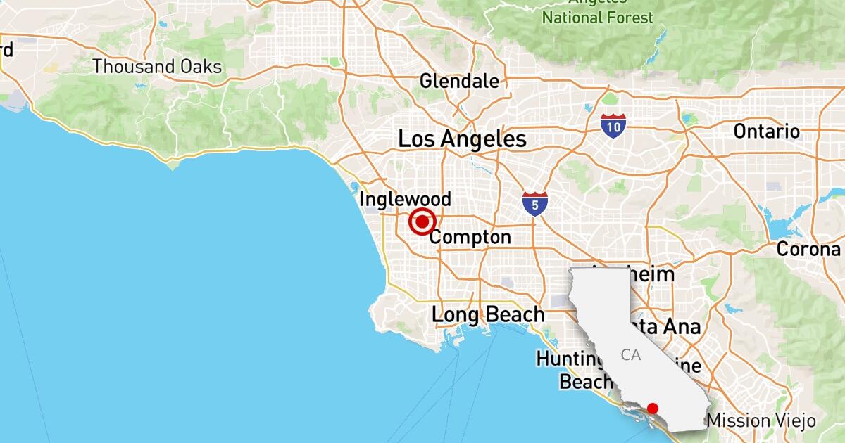 Magnitude 2.6 earthquake jars swath of Los Angeles Magnitude 2.6 earthquake jars swath of Los Angeles