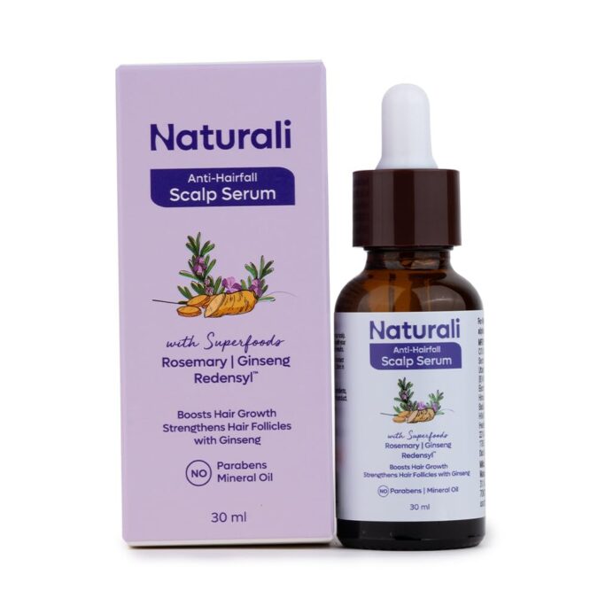 Naturali Anti-Hairfall Scalp Serum With Rosemary, Ginseng & … Naturali Anti-Hairfall Scalp Serum With Rosemary, Ginseng & …