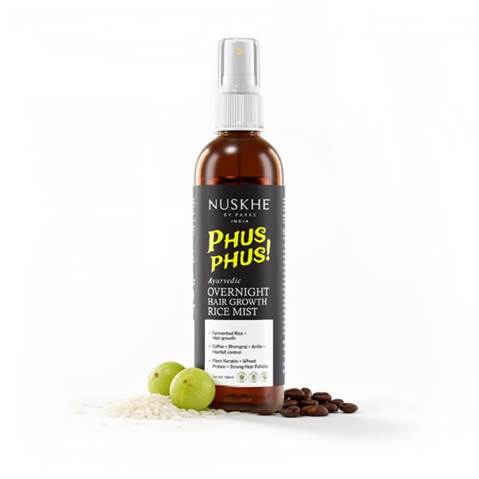 Nuskhe by Paras Ayurvedic Phus Phus Rice Hair Mist | Ferment… Nuskhe by Paras Ayurvedic Phus Phus Rice Hair Mist | Ferment…