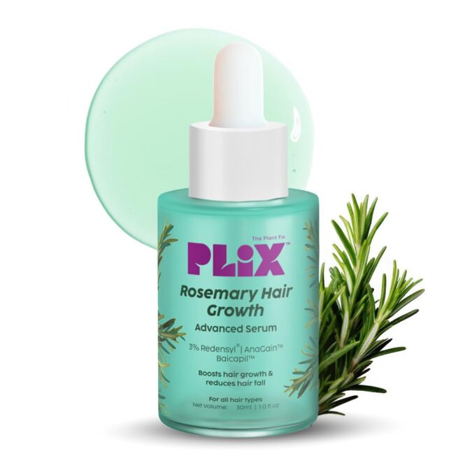 Plix Rosemary Hair Growth Advanced Serum (30 ml) | 3% Redens…