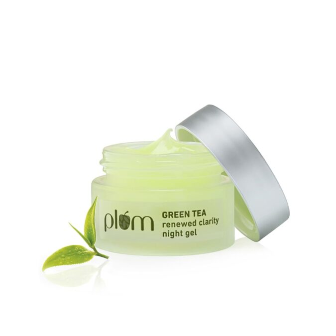 Plum Green Tea Renewed Clarity Night Gel Mini | Hydrates Skin & Fights Acne | Lightweight, Quick-Absorbing, Non-Sticky Gel Texture | Oily, Acne-Prone Skin | 100% Vegan(15ml) Plum Green Tea Renewed Clarity Night Gel Mini | Hydrates Skin & Fights Acne | Lightweight, Quick-Absorbing, Non-Sticky Gel Texture | Oily, Acne-Prone Skin | 100% Vegan(15ml)
